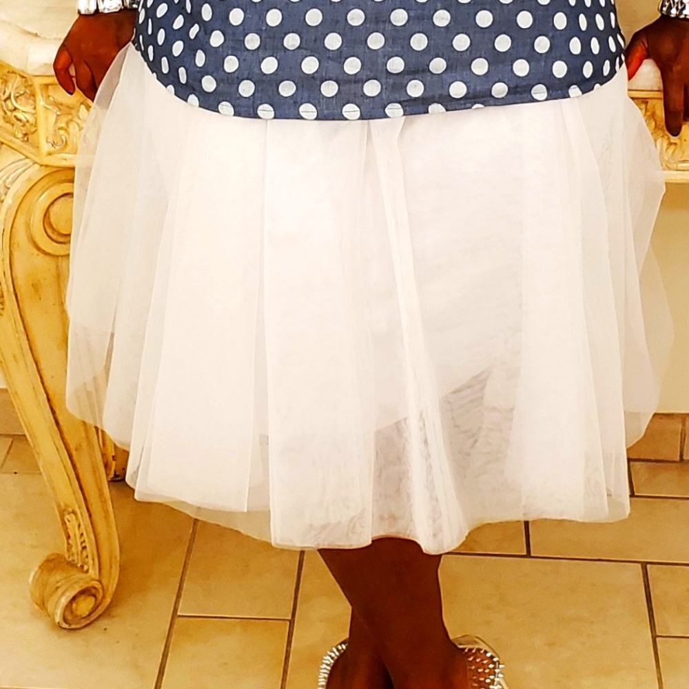 White  skirt